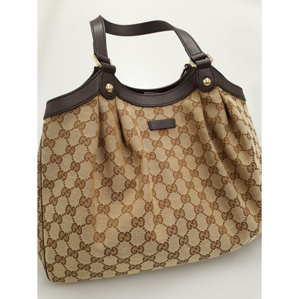 Gucci GG Canvas Sukey Tote Bag Brown - Picture 5 of 9